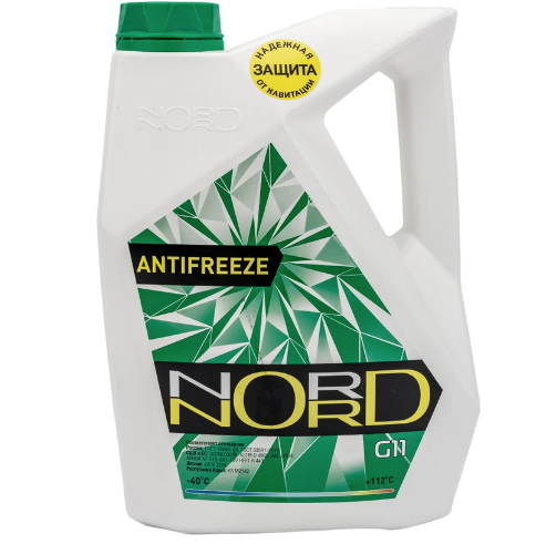 Антифриз NORD High Quality Antifreeze готовый -40C зеленый 5 кг NG 20362