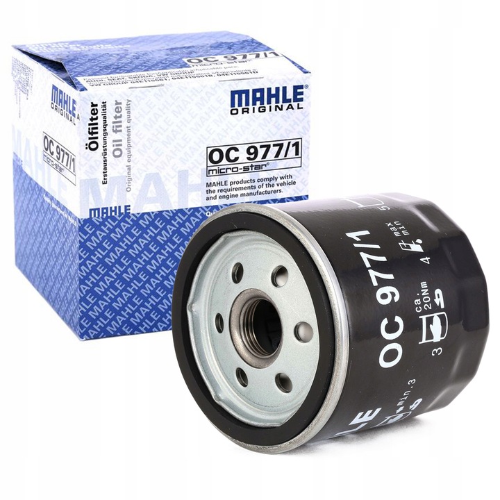 Фильтр масляный KNECHT/MAHLE OC 977/1
