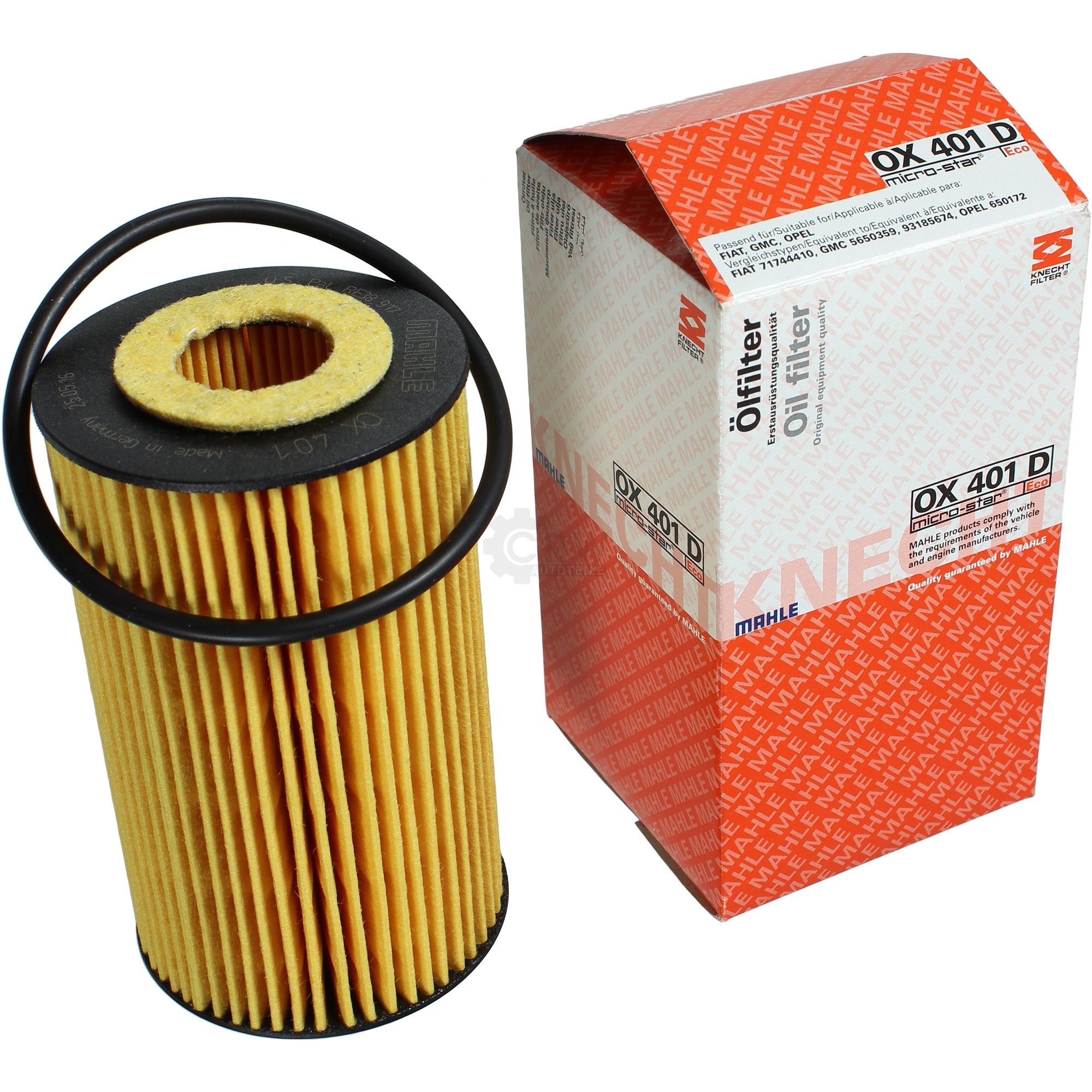 Фильтр масляный KNECHT/MAHLE OX401DA