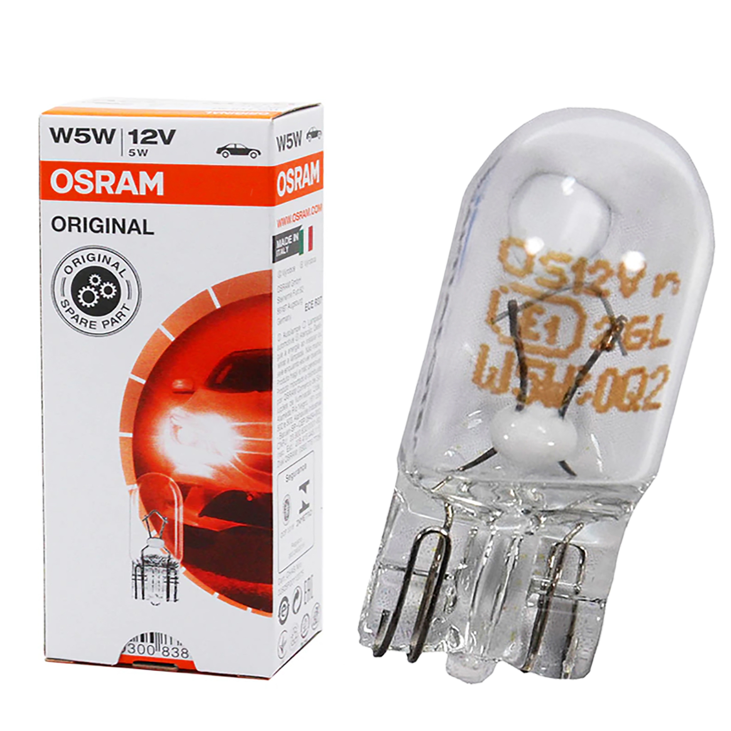 Лампа 12V W5W 5W OSRAM ORIGINAL LINE 1 шт. картон 2825