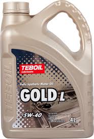 Масло моторное TEBOIL Gold L 5W-40 синтетическое 4 л 3475041