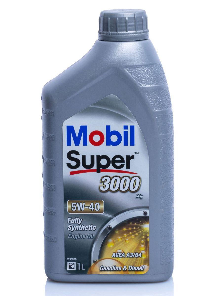 Масло моторное MOBIL Super 3000 X1 5W-40 синтетическое 1 л 152567