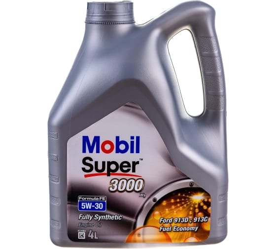 Масло моторное MOBIL Super 3000 X1 Formula FE 5W-30 синтетическое 4 л 151527