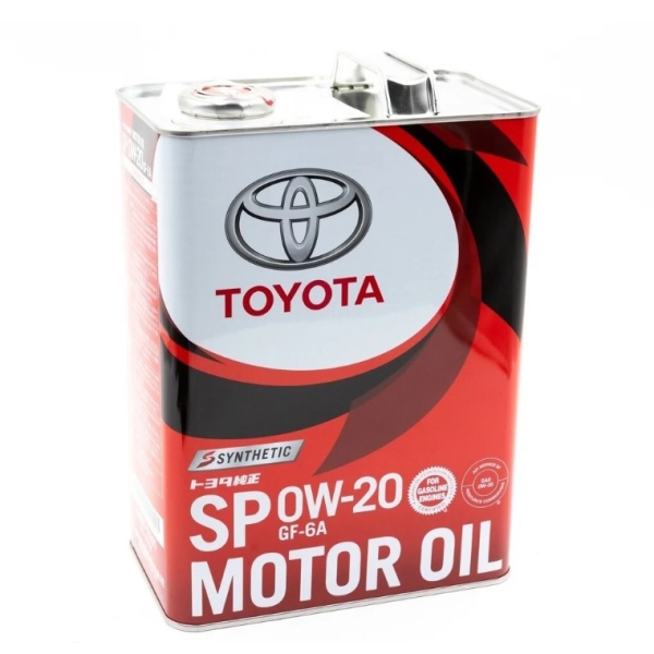 Масло моторное TOYOTA Motor oil SP/GF-6 5W-30 синтетическое 4 л 08880-13705